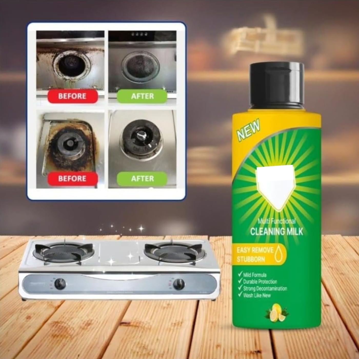 🔥 Pack Of 4🔥 Powerful Multifunctional Cleaner