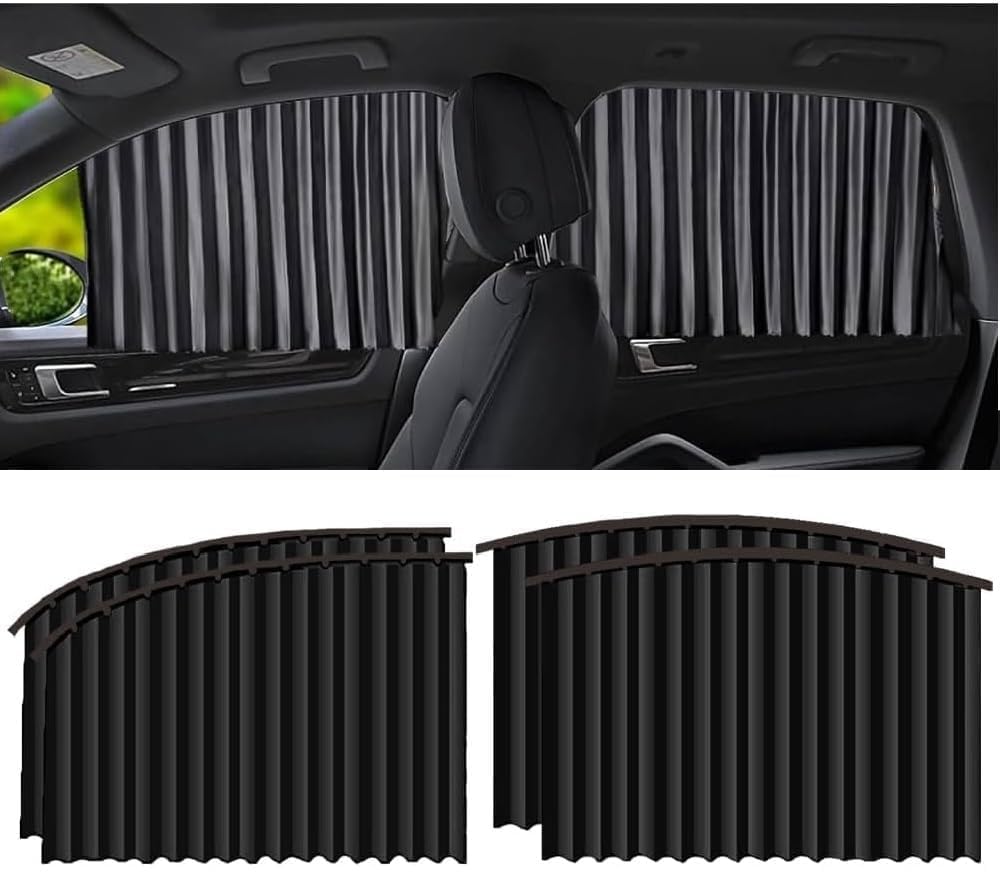 Magnetic Car Side Window Sunshade Curtains (4PCS)