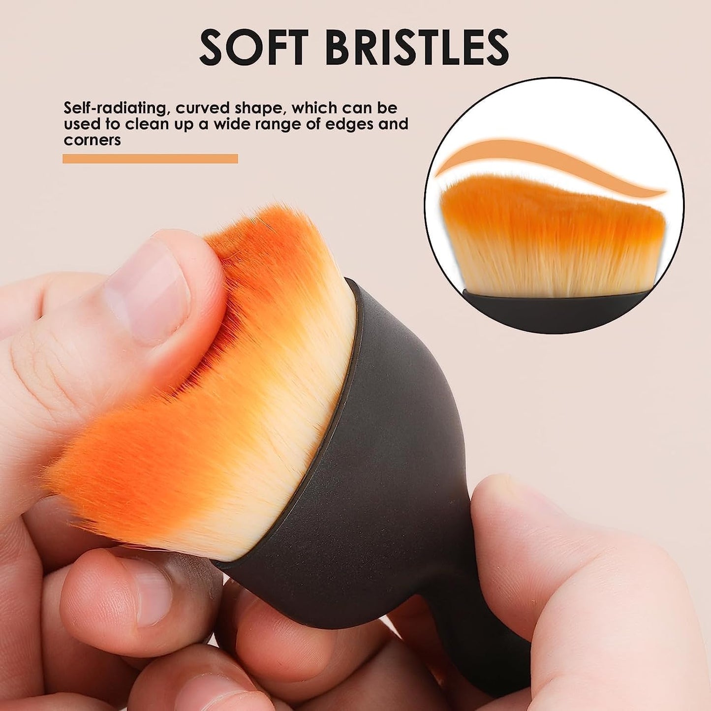 Mini Car Cleaning Brush with Handle
