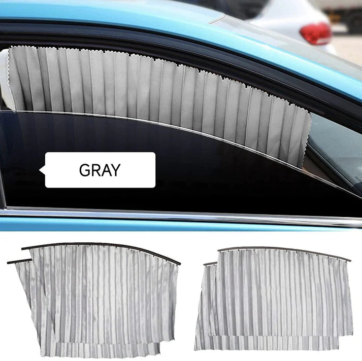 Magnetic Car Curtains | Window Privacy Sunshade (4pcs)