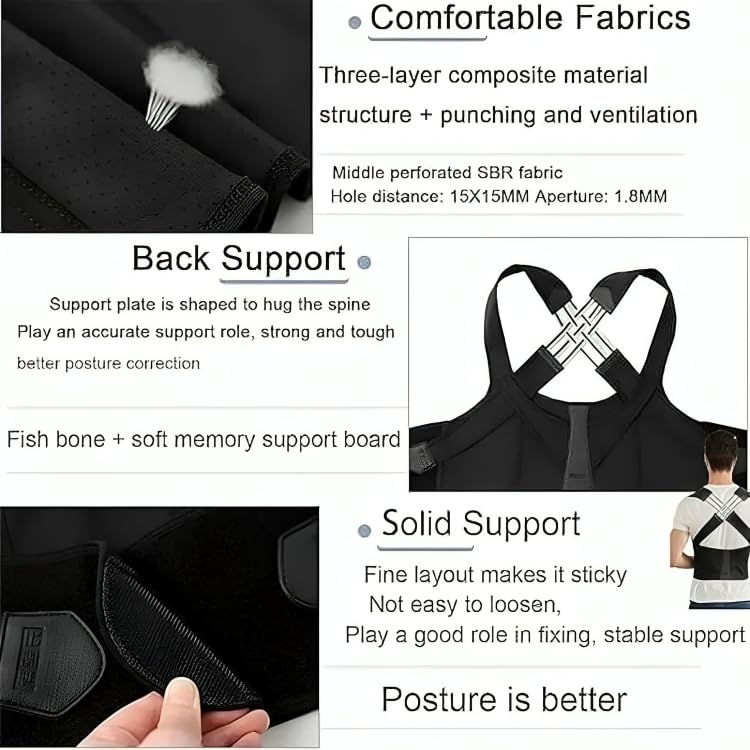Posture Corrector Back Support Belt for Back Pain Relief