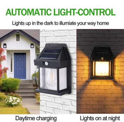 Solar Wall Lights Outdoor (1/3 Light Bulb)