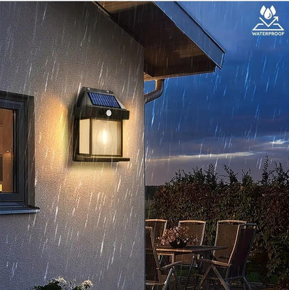 Solar Wall Lights Outdoor (1/3 Light Bulb)