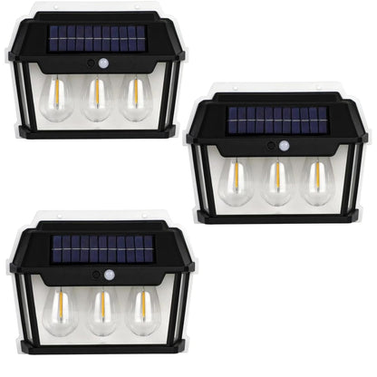 Solar Wall Lights Outdoor (1/3 Light Bulb)