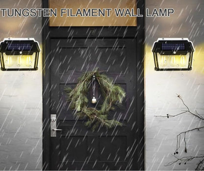 Solar Wall Lights Outdoor (1/3 Light Bulb)