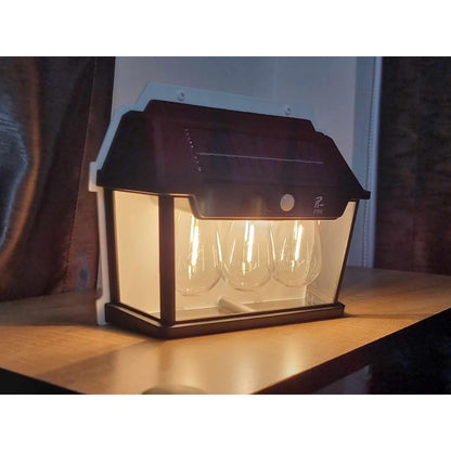 Solar Wall Lights Outdoor (1/3 Light Bulb)