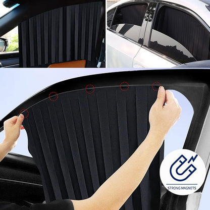 Magnetic Car Side Window Sunshade Curtains (4PCS)