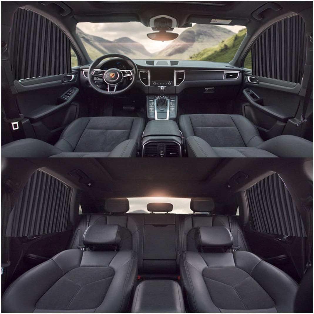 Magnetic Car Side Window Sunshade Curtains (4PCS)
