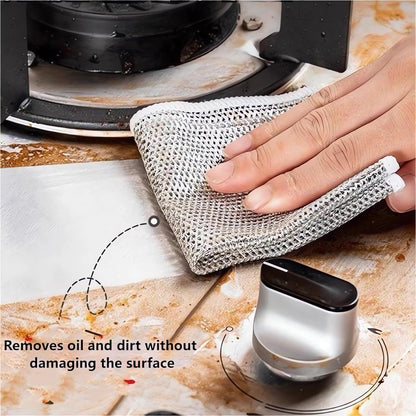 Multipurpose Metal Mesh Cleaning Cloth (Pack of 5)
