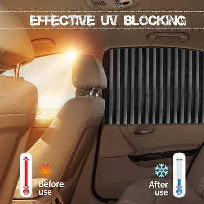 Magnetic Car Side Window Sunshade Curtains (4PCS)