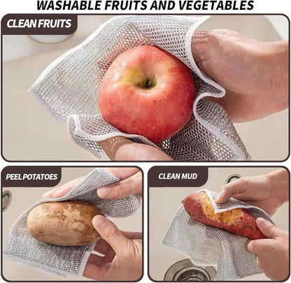Multipurpose Metal Mesh Cleaning Cloth (Pack of 5)