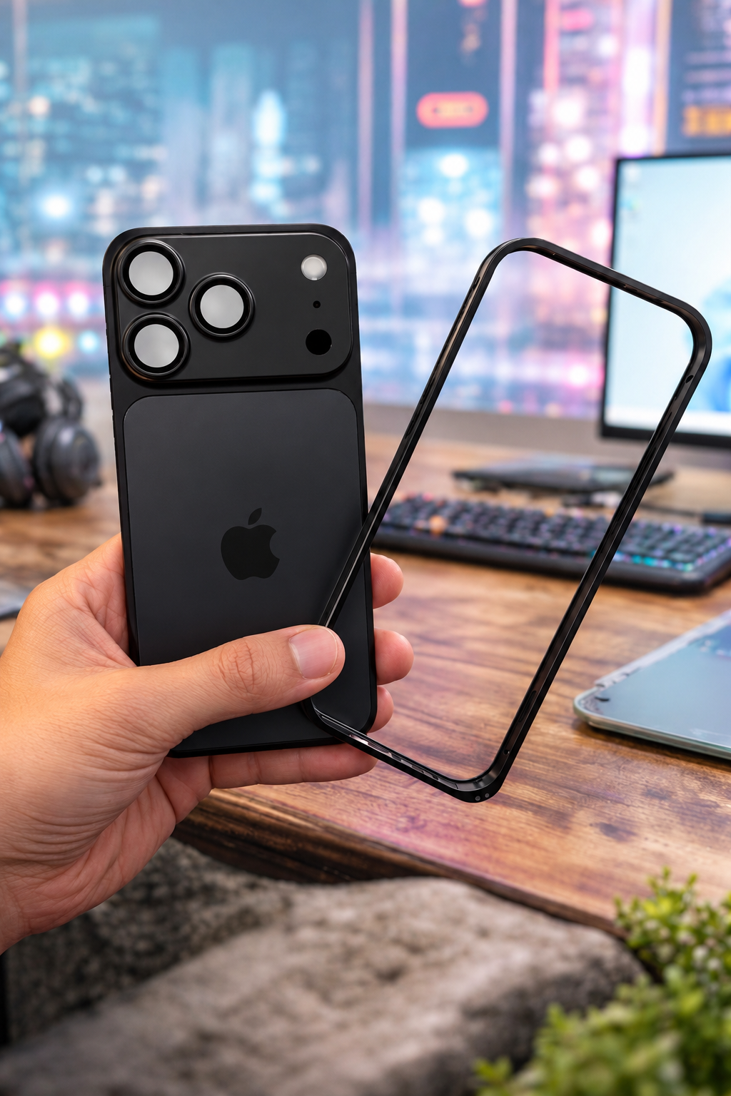 Premium Metal Converter Case to iPhone 18 Pro/Pro Max