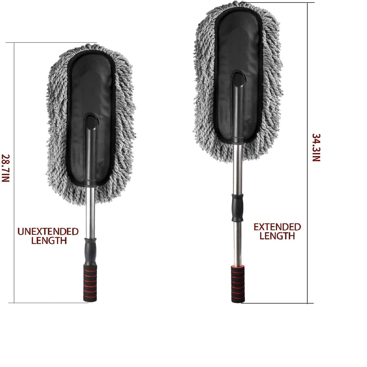 Extendable Microfiber Car Cleaning Brush