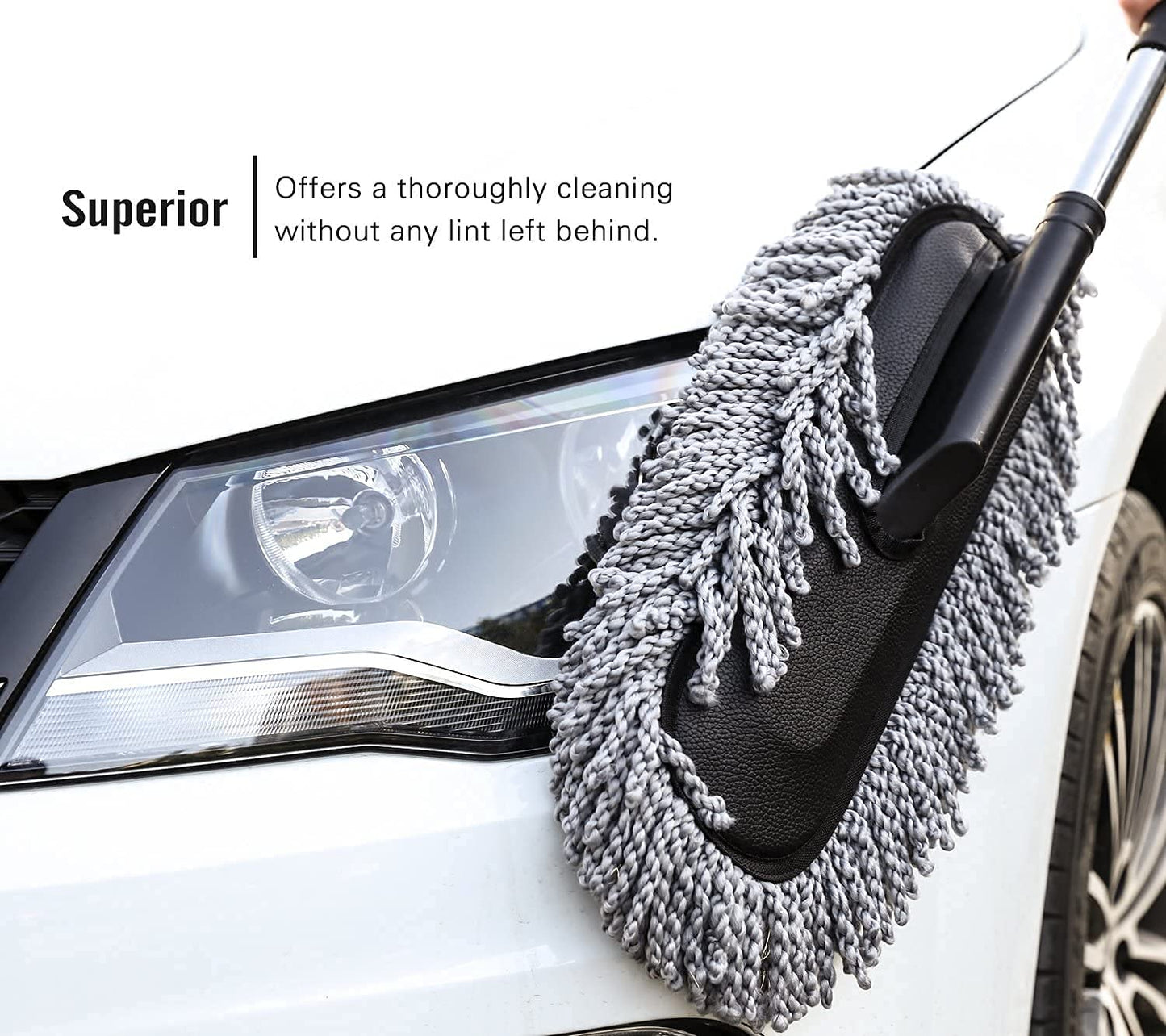 Extendable Microfiber Car Cleaning Brush