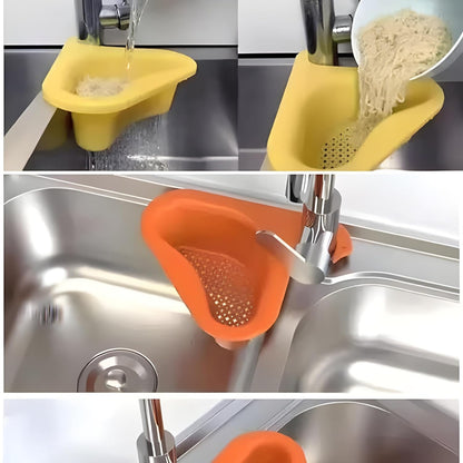 (Pack of 2/4) Swan-Shaped Strainer for Kitchen Sink Tap Multipurpose Use.