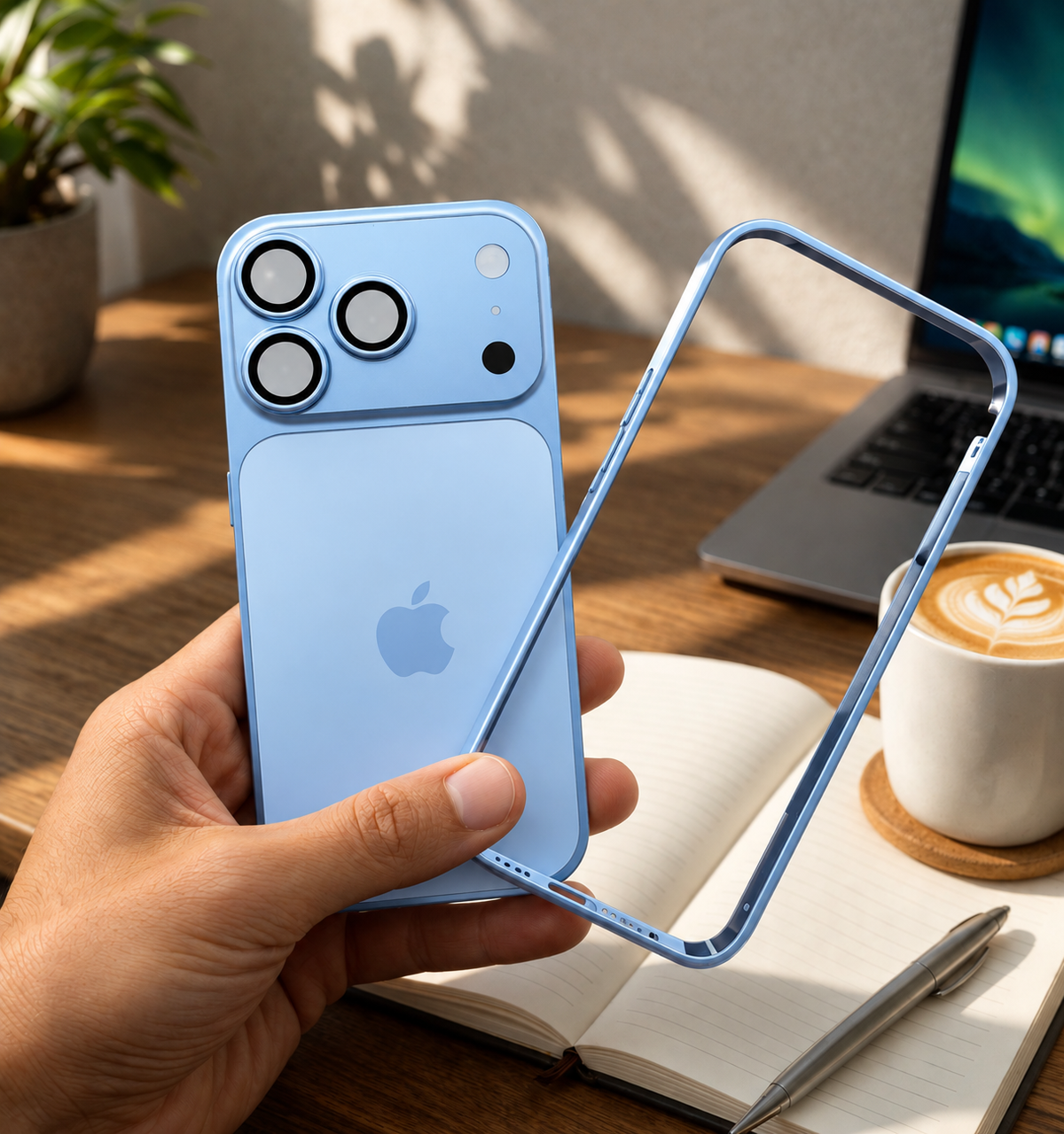 Premium Metal Converter Case to iPhone 18 Pro/Pro Max