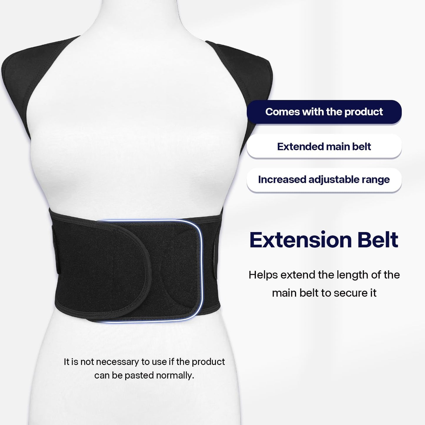 Posture Corrector Back Support Belt for Back Pain Relief