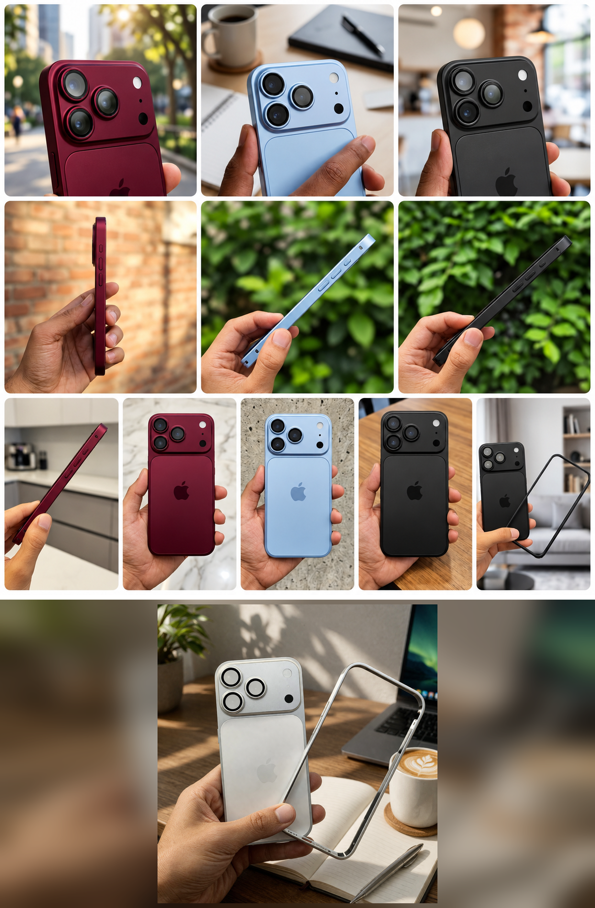 Premium Metal Converter Case to iPhone 18 Pro/Pro Max