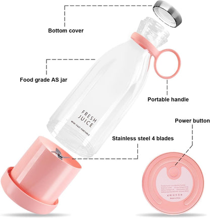 USB Rechargeable Mini Juicer Blender Bottle