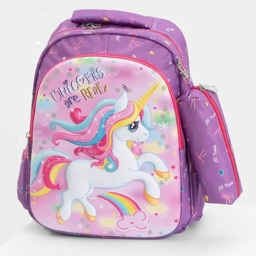 Kids' 3D Cartoon School Bag (Ages 2-5)